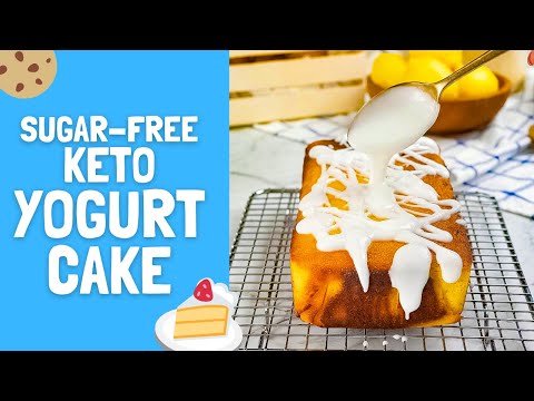 Keto Yogurt Cake Recipe - Healthy Low-Carb Sugar Free Dessert (2g Carbs)
