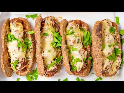 Keto Meatball Sub Recipe - How to Make Low Carb Subway Sandwich - Super Delicious Lunch (So Tasty)