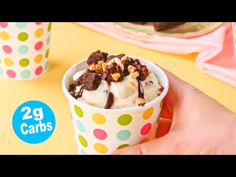 McDonald&#039;s McFlurry Recipe Hack - Low Carb &amp; Keto - Super Delicious No Added Sugar (2g Carbs)