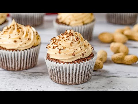 Keto Chocolate Peanut Butter Cupcakes Recipe - Low Carb &amp; Super Tasty (Just 3g Net Carbs)