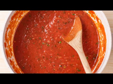 The BEST Keto Pizza Sauce Recipe - EASY Low Carb Marinara - GREAT on Pasta, Meat &amp; Veges (2g Carbs)