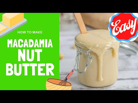 How to Make Macadamia Nut Butter - Low Carb, Keto Peanut Butter Alternative (2 ingredient 1g Carbs)