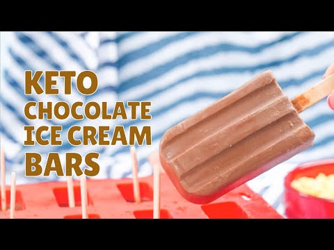 The BEST Keto Ice Cream Bars Recipe - Just 4 INGREDIENTS (2g Net Carbs)