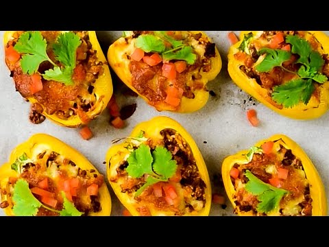 Stuffed Peppers Recipe with Ground Beef &amp; Cheese