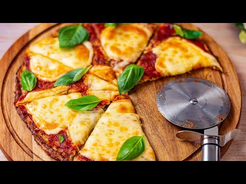 Keto Cauliflower Pizza Base - Low Carb Crispy Base - Easy to Make at Home