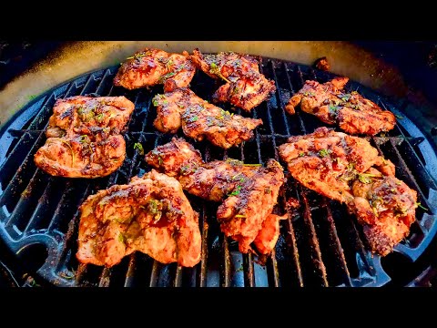 Easiest &amp; JUICIEST 🔥 Flame Grilled Chicken Thighs RECIPE | Fed 4 for $10 in 10 mins | Keto &amp; Paleo