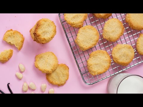 Easy Keto Shortbread Cookies Recipe - Low Carb Vanilla Flavored Snacks - (1g Net Carb)