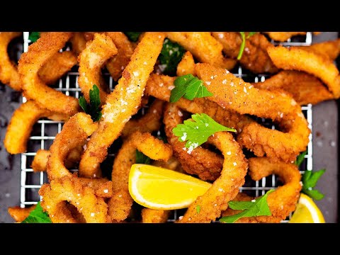 Keto Recipe Salt &amp; Pepper Squid - Low Carb Deep Fried Calamari - (Easy, Tasty &amp; Tender)
