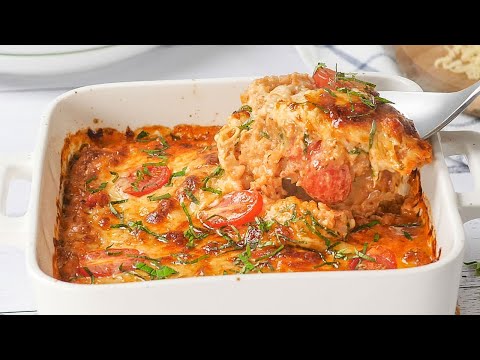 Keto Vegetarian Bake Recipe - Low Carb Cheese &amp; Vegetable Casserole (Easy)