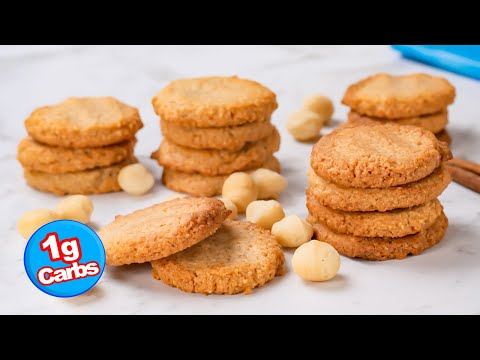 Keto Recipe - Macadamia Nut Cookies - Easy To Make, Delicious Low Carb Cookie (1g Carbs)