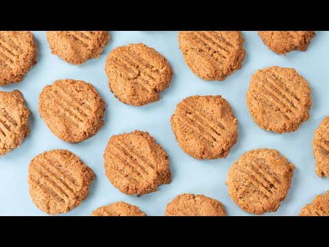 Crunchy Keto Peanut Butter Cookies Recipe - Delicious Low Carb Snacks (Very Easy to Make)