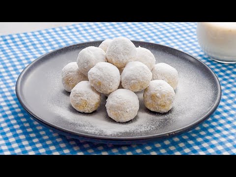 Keto Recipe - Snowball Cookies No Bake &quot;Sweet &amp; Chewy Fat Bombs&quot; - Gluten Free Also