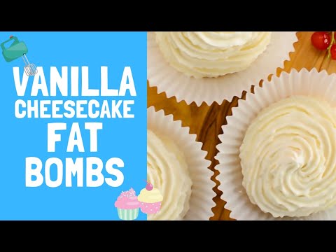 Cheesecake Fat Bombs Recipe - Creamy Vanilla - &quot;Easy to Make Keto Snack&quot;