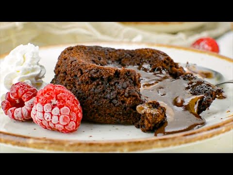 Keto Lava Cake Recipe - Rich Chocolate (Very Easy to Make) Sweet &amp; Tasty Low-Carb Dessert