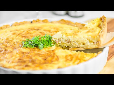 Keto Recipe Quiche Lorraine - (With a Tasty Low-Carb Crust for Crunch)