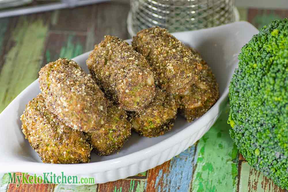 Low Carb Broccoli and Bacon Croquettes