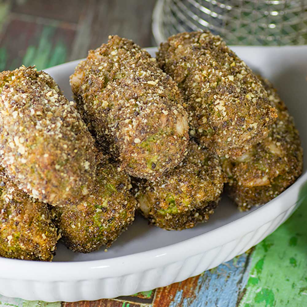 Keto Broccoli and Bacon Croquettes