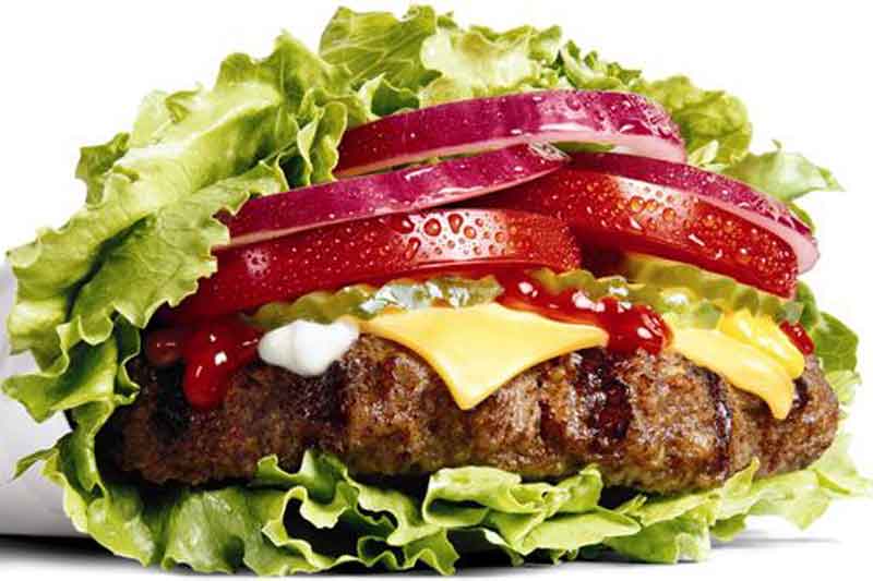 low carb burger hetogenic fast food option