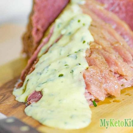 Corned Beef with Low Carb Mustard Sauce