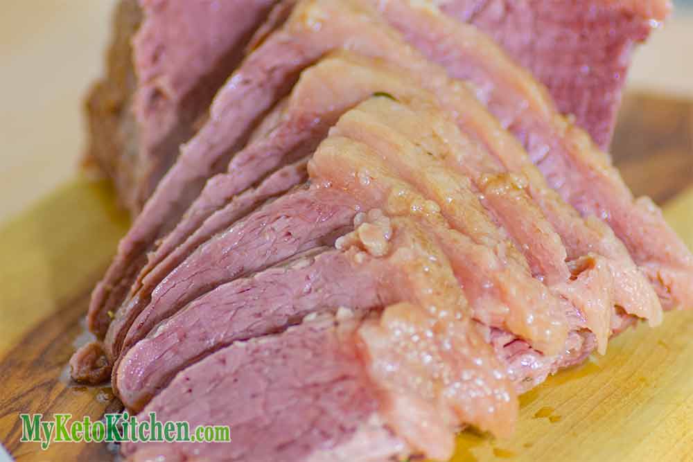 Pressure Cooker Corned Beef Sliced