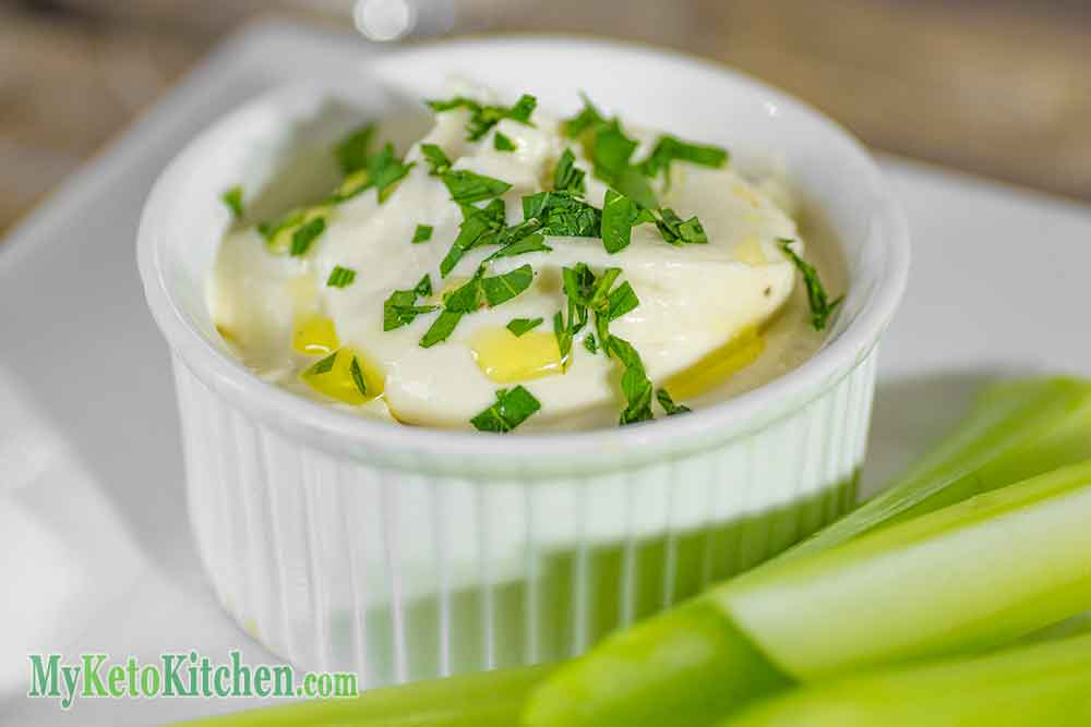 Keto Feta Cheese Dipping Sauce