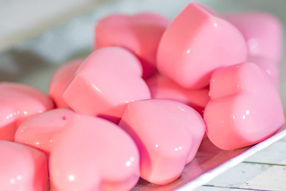 Low Carb Ketogenic Raspberry Cream Fat Bombs Jellies