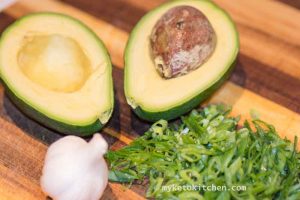 The Best Low Carb Guacamole Step 1