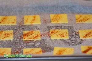 Keto Cheese Crisps Process