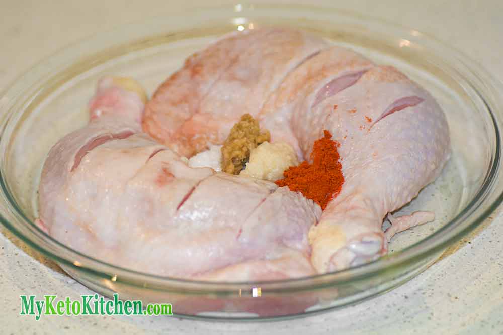 Keto Tandoori Chicken Ingredients