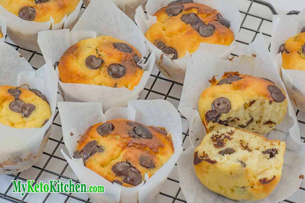 Chocolate Chip Keto Muffins