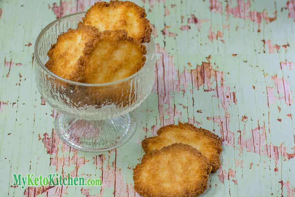 Low Carb Coconut Wafer Cookies