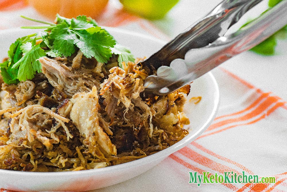 Low Carb Pulled Pork Carnitas - Delicious Mexican 100% Keto