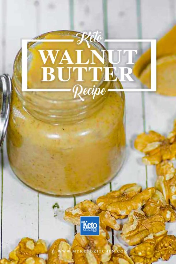 Walnut Butter Recipe Very healthy 2 Ingredient Omega 3's & 6's