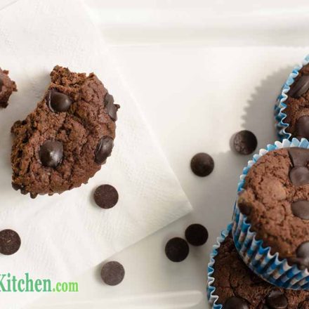Low Carb Double Chocolate Fudge Muffins