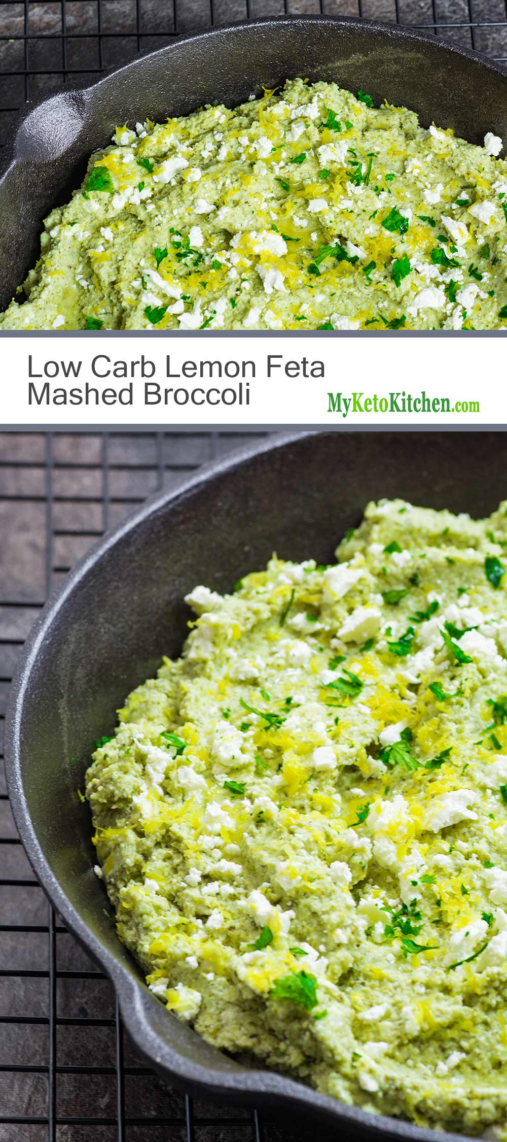 Keto Lemon & Feta Mashed Broccoli Simple Side Recipe My Keto Kitchen