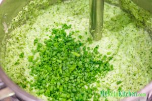 Low Carb Sour Cream and Chive Broccoli Mash Step 6