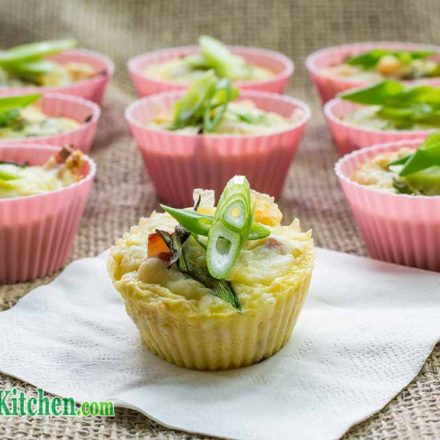 Low Carb Cheese and Bacon Egg Muffins Breakfast Recipe