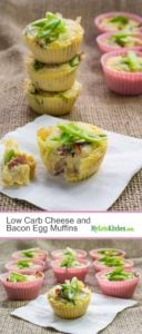 Low Carb Cheese and Bacon Egg Muffins