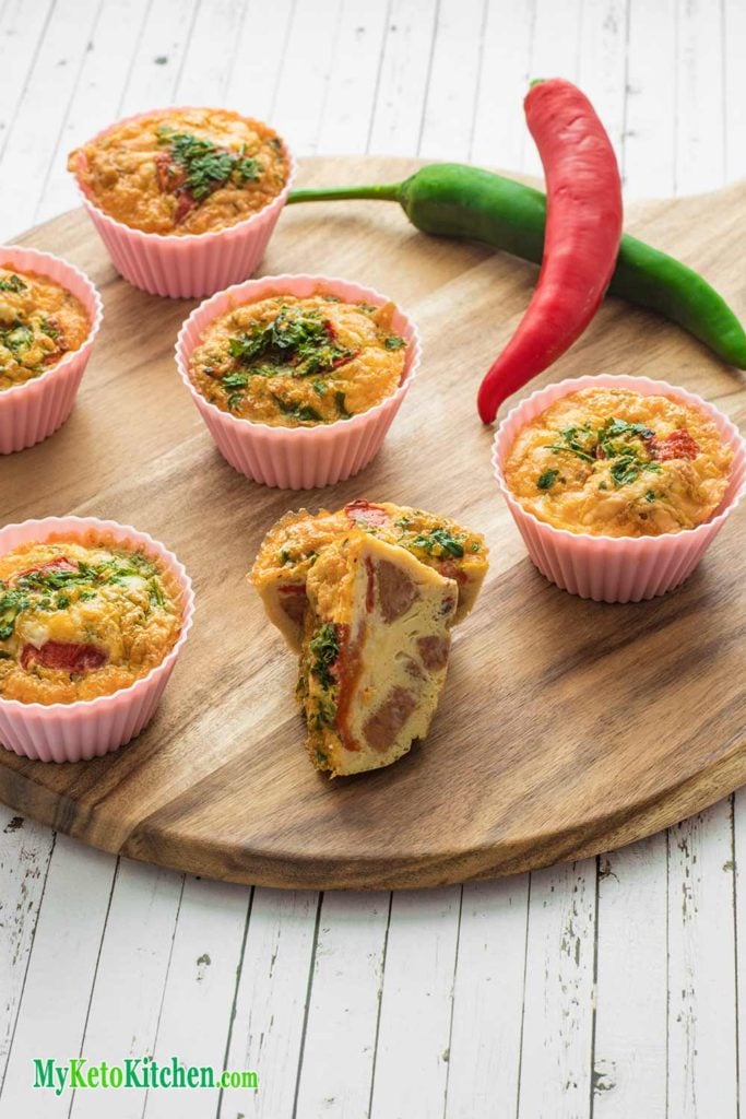 Low Carb Spanish Chorizo and Manchego Egg Muffins