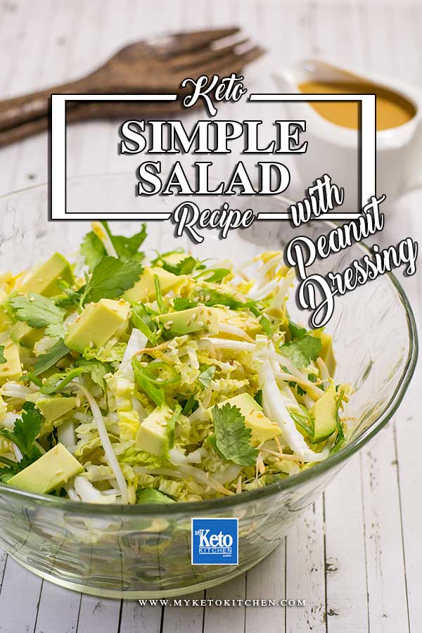 Asian Style Cabbage Salad. This simple recipe makes a great salad suitable for vegans and also those on the keto and paleo diets. It's a yummy healthy salad!