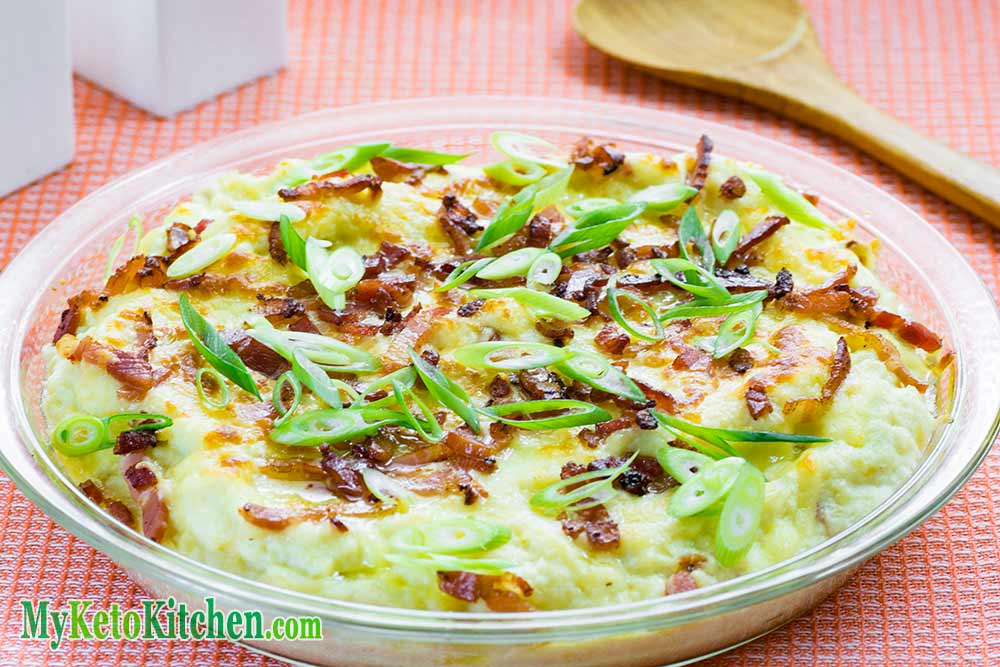 Loaded Cheese & Bacon Cauliflower Casserole