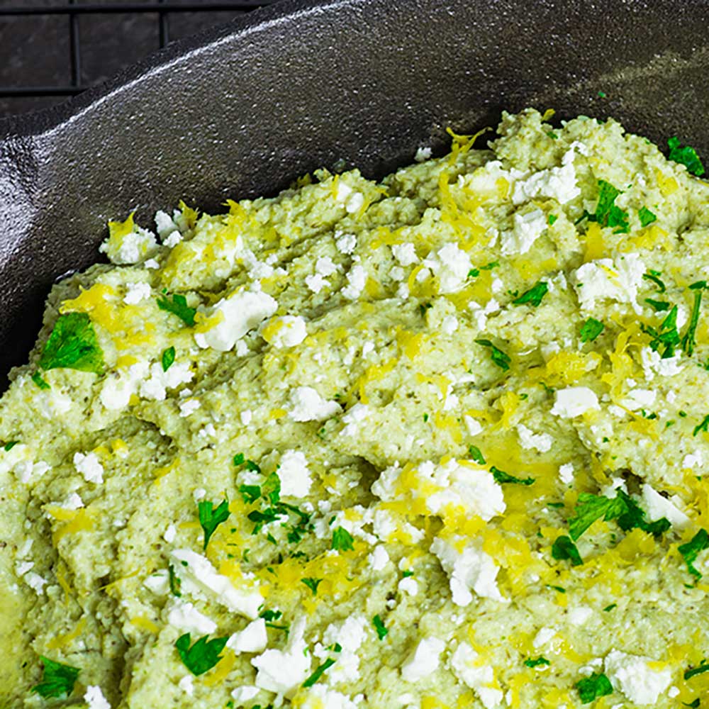 How to make Low Carb Lemon and Feta Mashed Broccoli