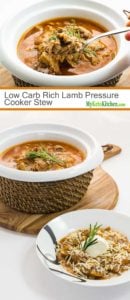 low carb rich lamb pressure cooker stew