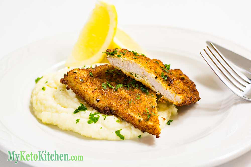Low Carb Pork Schnitzels Parmesan Herb Ingredients Low Carb Pork Schnitzels Parmesan Herb Ingredients