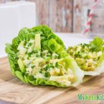 Low Carb Avocado Egg Salad Wraps