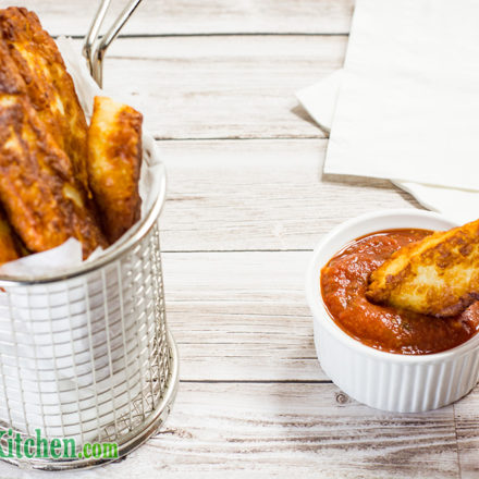 Ketogenic Crunchy Haloumi Cheese Fries