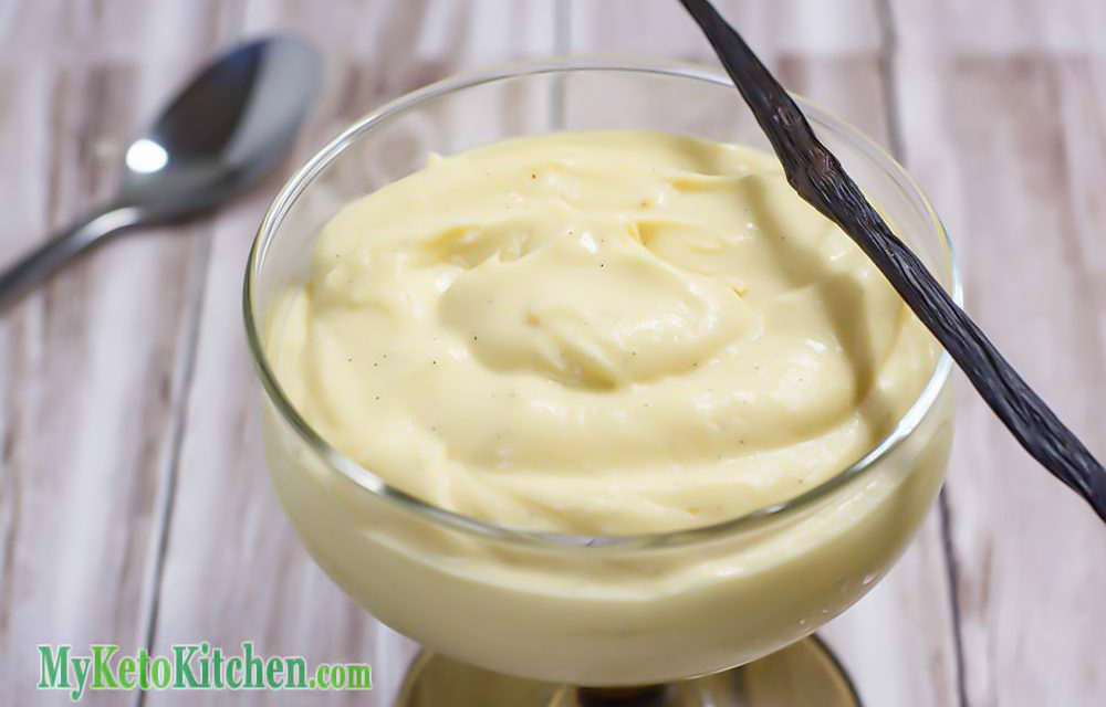 Keto Pudding Recipe Vanilla Bean, Smooth & Creamy EASY 4 ingredient