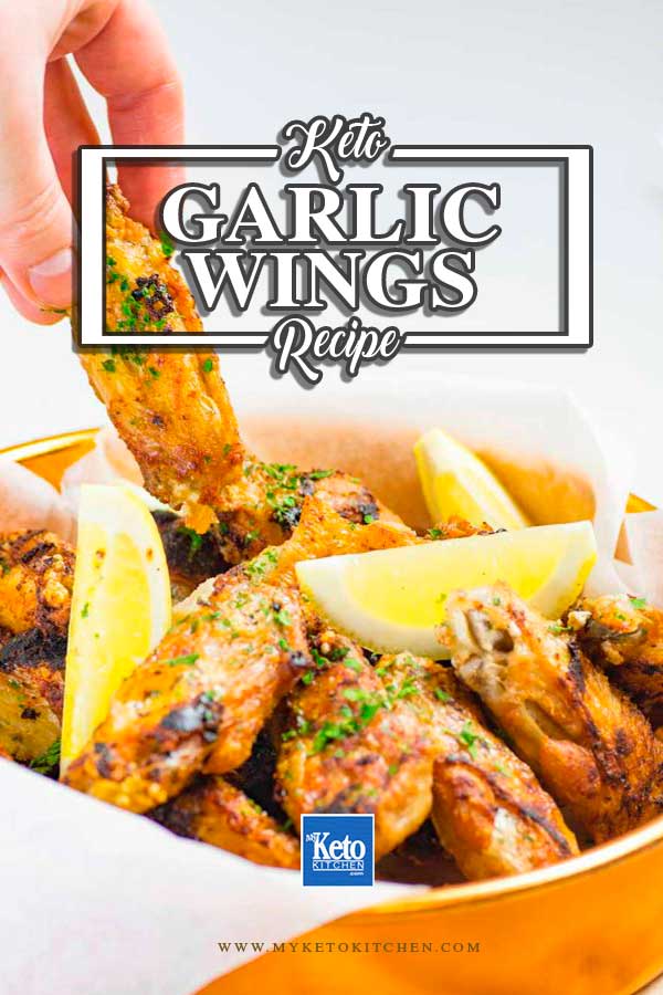 Pan fried keto garlic chicken wings recipe Garlic chicken wings recipe