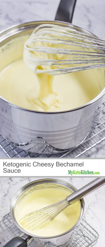 Ketogenic Cheesy Bechamel Sauce (Gluten Free, Grain Free, Low Carb, High Fat)