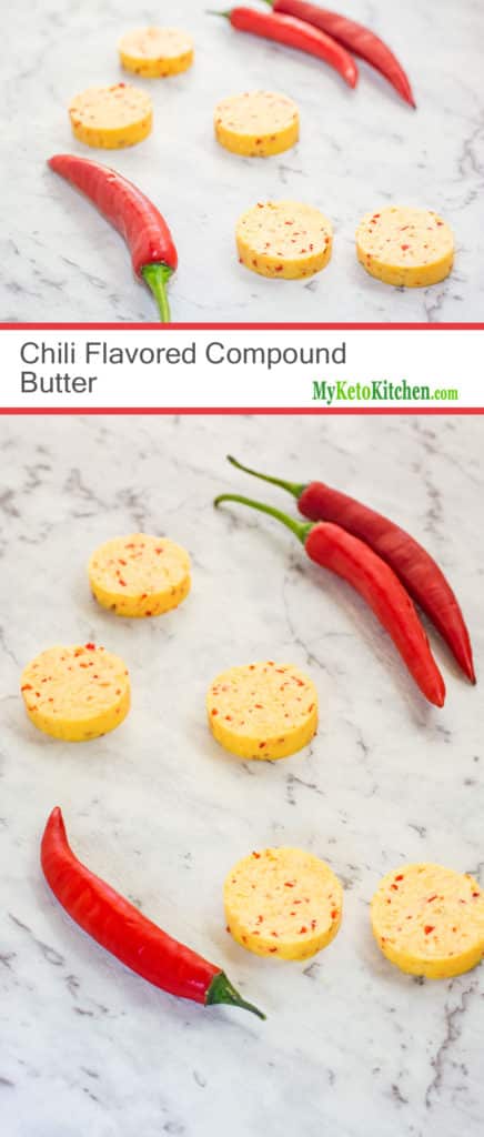 Chili Flavored Compound Butter (Low Carb, Keto, Gluten Free)